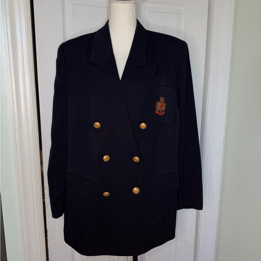 Vintage Charter Club Navy Preppy Blazer
